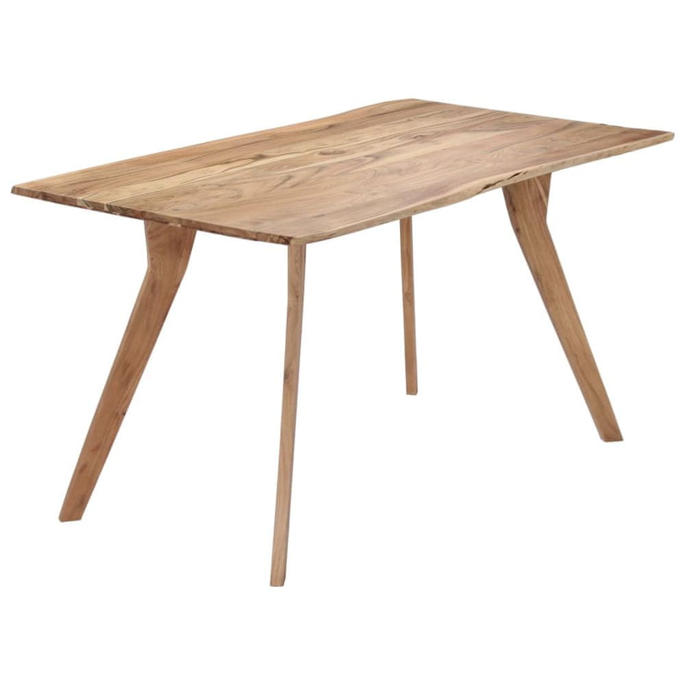 Vidaxl Jedálenský stôl z akáciového dreva 140x80x76 cm
